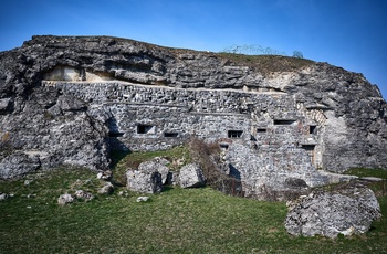 Frankrig, Verdun - fort mærket af bombardementer