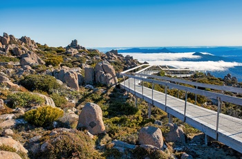 Gangsti i Freycinet National Park på Tasmanien