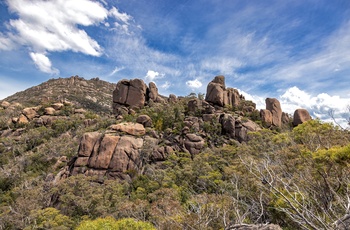 The Hazards i Freycinet National Park på Tasmanien