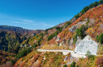 Hakusan Shirakawago White Road i det centrale Japan