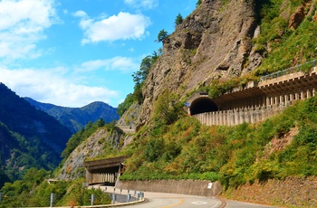 Hakusan Shirakawago White Road i det centrale Japan