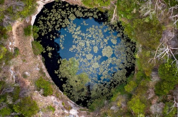 Hells Hole cirka 20 kilometer fra Mount Gambier, South Australia