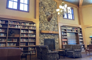 Lobby på Rough Riders Hotel, Medora, ND 