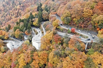 Bjergvejen Irohazaka til Toshogu-helligdommene i Nikko - Japan