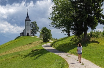 Jamnik Kirke i Slovenien