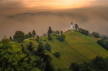 Jamnik Kirke i Slovenien