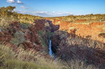 Udsigt over Joffre Gorge i Karijini National Park Joffre Gorge, Western Australia