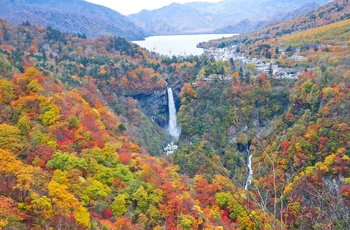 Vandfaldet Kegon Falls i Nikko National Park - Japan