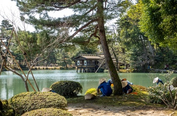 Kenroku-en Garden i Kanazawa, Japan