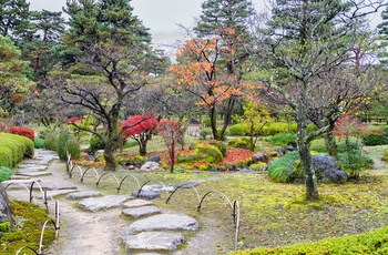 Kenroku-en Garden i Kanazawa, Japan