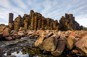 Basaltsøjlerne ved Bombo Headland - New South Wales, Australien