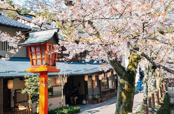 Kurbyen Kinosaki Onsen i Japan