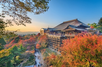 Kiyomizu-dera templet i Kyoto, Japan