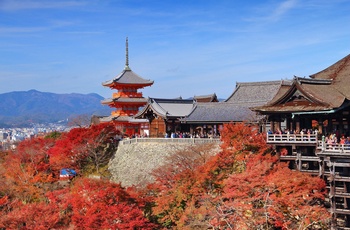 Kiyomizu-dera templet, Kyoto, Japan