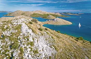 Kornati National Park - en øgruppe i Dalmatien, Kroatien