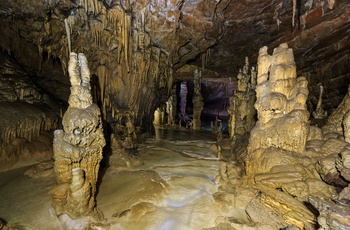 Križna Jama-grotten i Slovenien