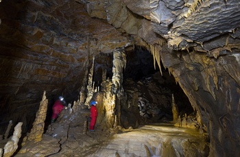 Križna Jama-grotten i Slovenien