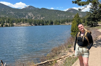 Kristine B ved Lake Lily, Rocky Mountains, Colorado - rejsespecialist Lyngby