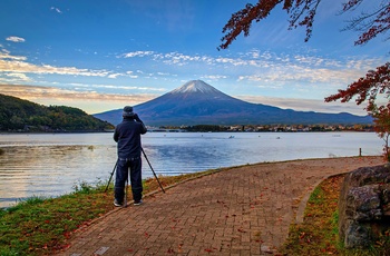 Lake Kawaguchiko og Mt. Fuji - Japan