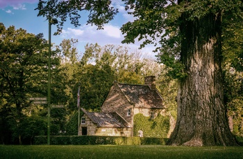 Captain Cooks Cottage i Fitzroy Gardens - Melbourne i Australien