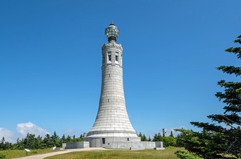 Toppen af Mount Greylock i Massachusetts