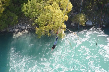 Chris - rejsespecialist hos FDM Travel i Vejle - Bungyjump fra Kawarau Bridge i New Zealand