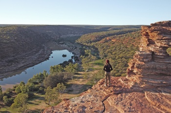 Udsigt over Kalbarri National Park fra Natures Window, Western Australia