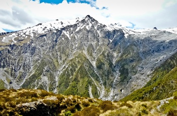 New Zealand Mount Aspiring National Park Brewster Glacier