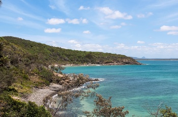 Smuk kyststrækning i Noosa National Park, Queensland