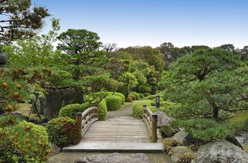 Ohori Park i byen Fukuoka, Japan