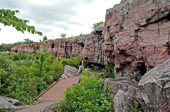 Pipestone National Monument i Minnesota