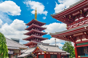 Senso-ji templet i Tokyo, Japan