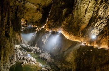 Skocjan-grotten i Slovenien