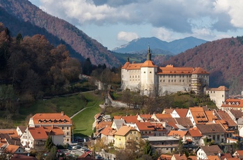 Skofja Loka Slot og Museum i Slovenien