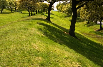 Skotland - resterne af den romerske forsvarsvold Antonine Wall, der løber tværs over Skotland