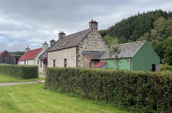 Skotland, Aberlour - Knockando Woolmills gamle bygninger