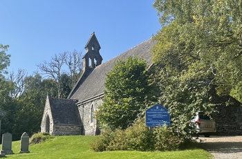 Skotland, Balquhidder - kirken og kirkegården hvor Rob Roy og hans familie er begravet