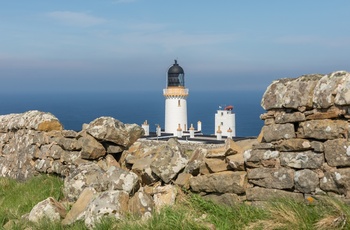 Skotland, Dunnet Head - fyrtårnet på det nordligste punkt af det britiske hovedland