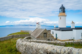 Skotland, Dunnet Head Lighthouse - det nordligst beliggende fyrtårn i UK