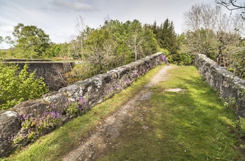 Skotland, Inverness - den historiske White Bridge i højlandet bygget af general Wade