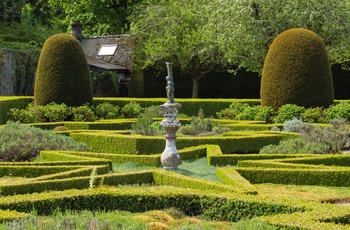 Skotland, Inverness - den smukke have ved Cawdor Castle