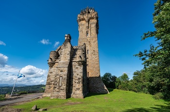 Skotland, Stirling - National Wallace Monument på toppen af bakken Abbey Craig