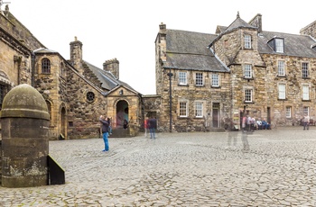 Skotland, Stirling - den indre gård på Stirling Castle