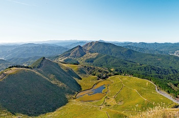 Luftfoto af Soni Highlands nær Nara - Japan