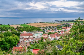 Byen Gränna der ligger ved søen Vättern i Sydsverige