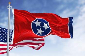 Tennessee og Stars and Stripes flag