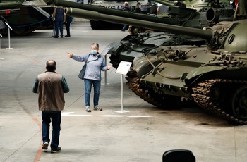 Tyskland, Munster, Deutsches Panzermuseum - udstillingsrummet