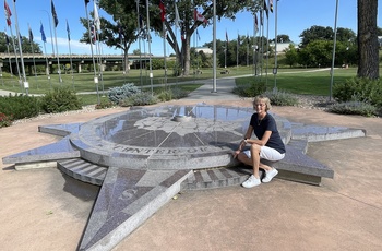 Geographic Center of the Nation Monument i Belle Fourche, South Dakota