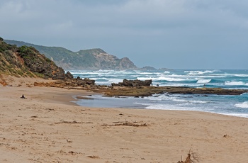 Shelly Beach tæt på Apolly Bay, Victoria i Australien