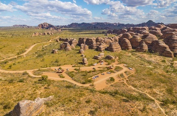 Bungle Bungles i Purnululu National Park nær Kununurra i Western Australia